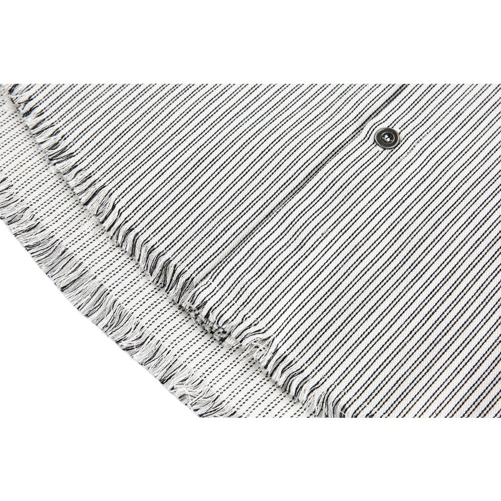 Rocker Print Stripe Shirt - Thrashink