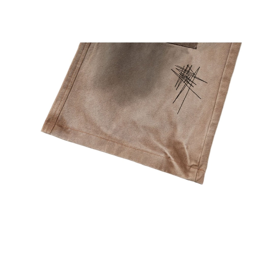 Scratched Patchwork Cargo Pants - Thrashink