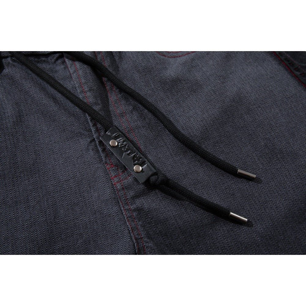 Shadow Textured Wide - Leg Pants - Thrashink