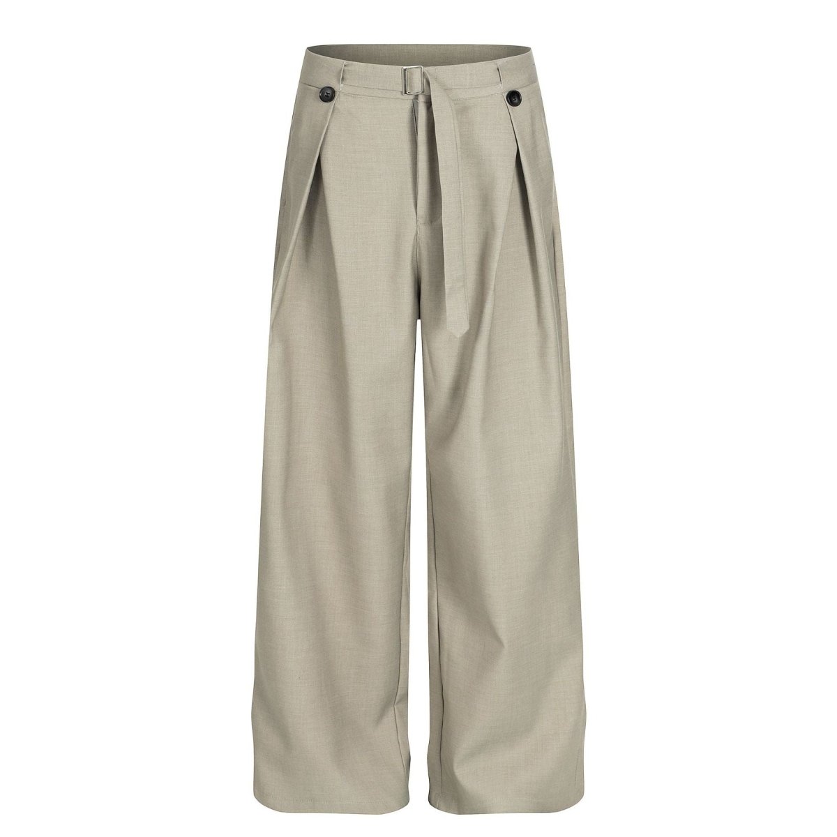 Simple Pleated Casual Suit Pants - Thrashink