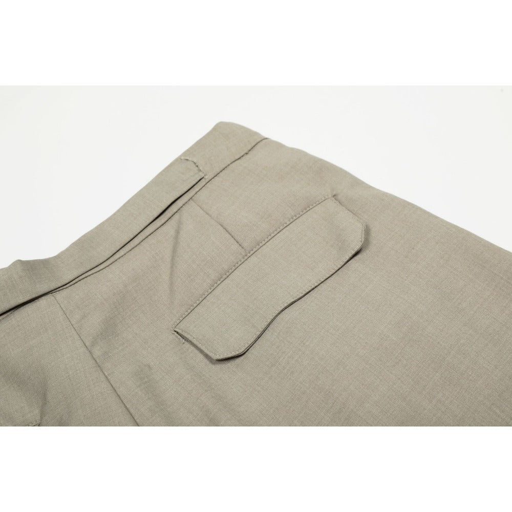 Simple Pleated Casual Suit Pants - Thrashink