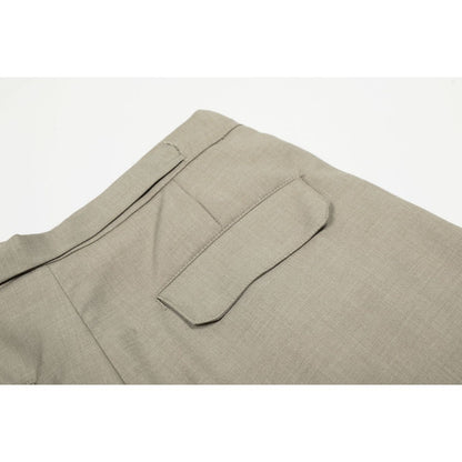 Simple Pleated Casual Suit Pants - Thrashink