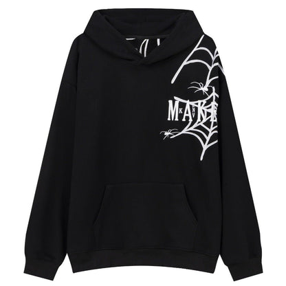 Spider Web Art Print Hoodie - Thrashink