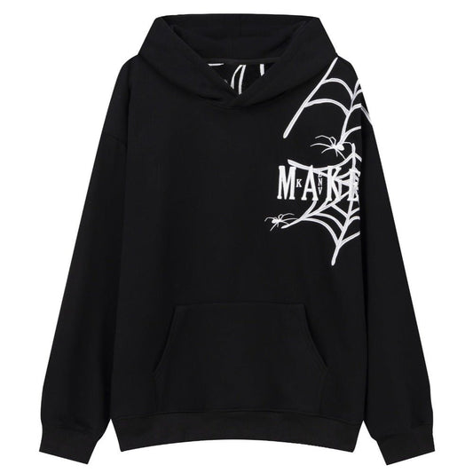 Spider Web Art Print Hoodie - Thrashink