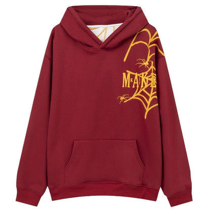 Spider Web Art Print Hoodie - Thrashink