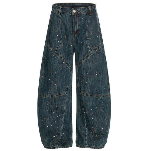 Splatter Art Baggy Jeans - Thrashink