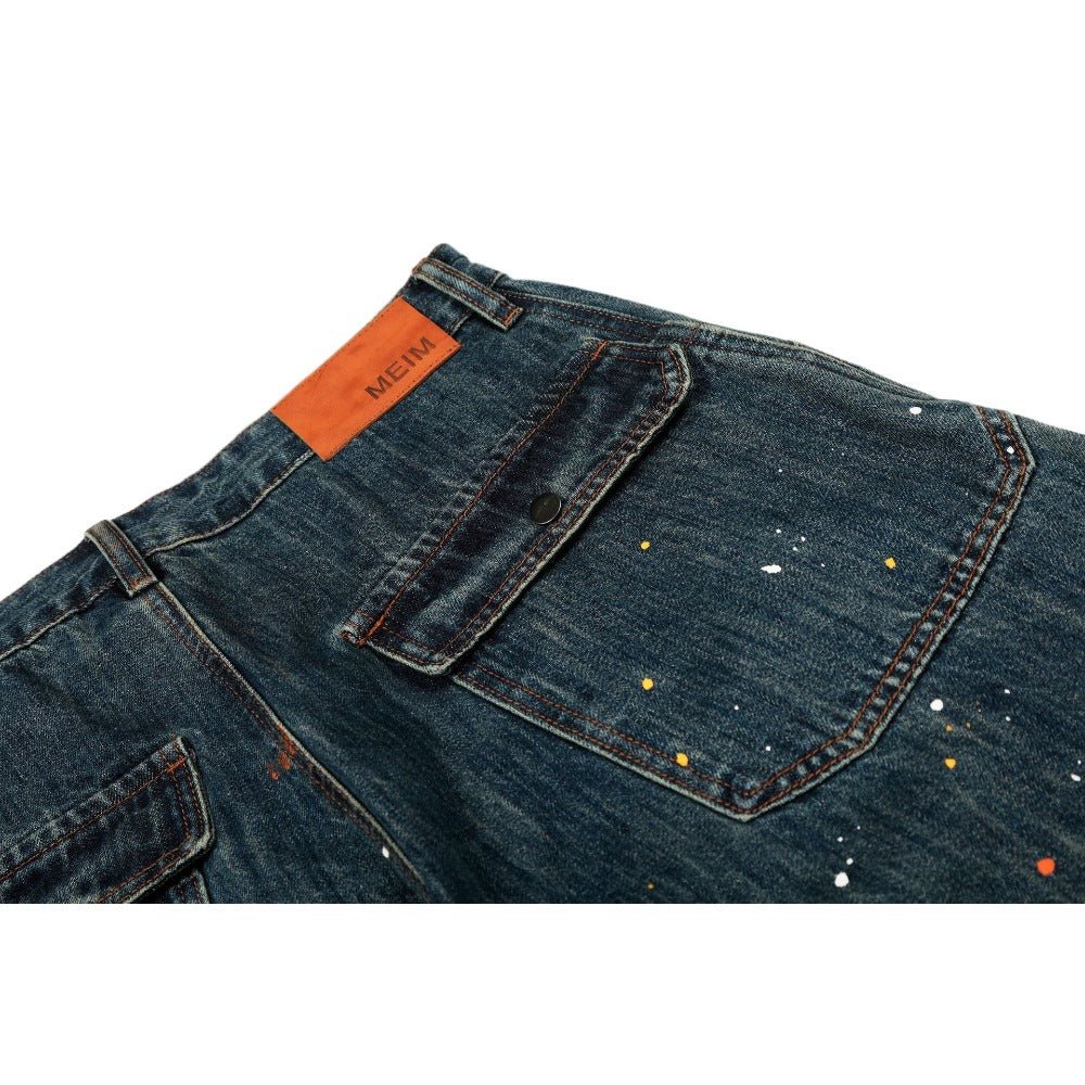 Splatter Art Baggy Jeans - Thrashink