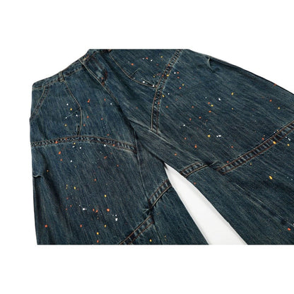 Splatter Art Baggy Jeans - Thrashink