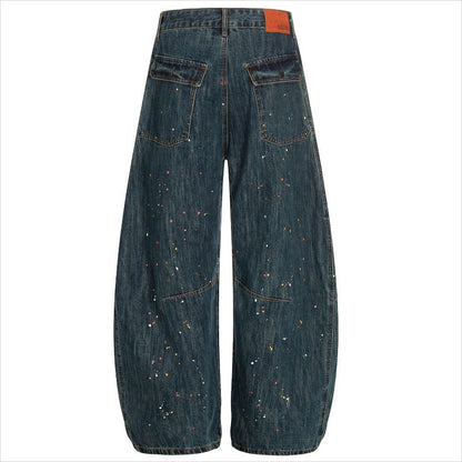 Splatter Art Baggy Jeans - Thrashink