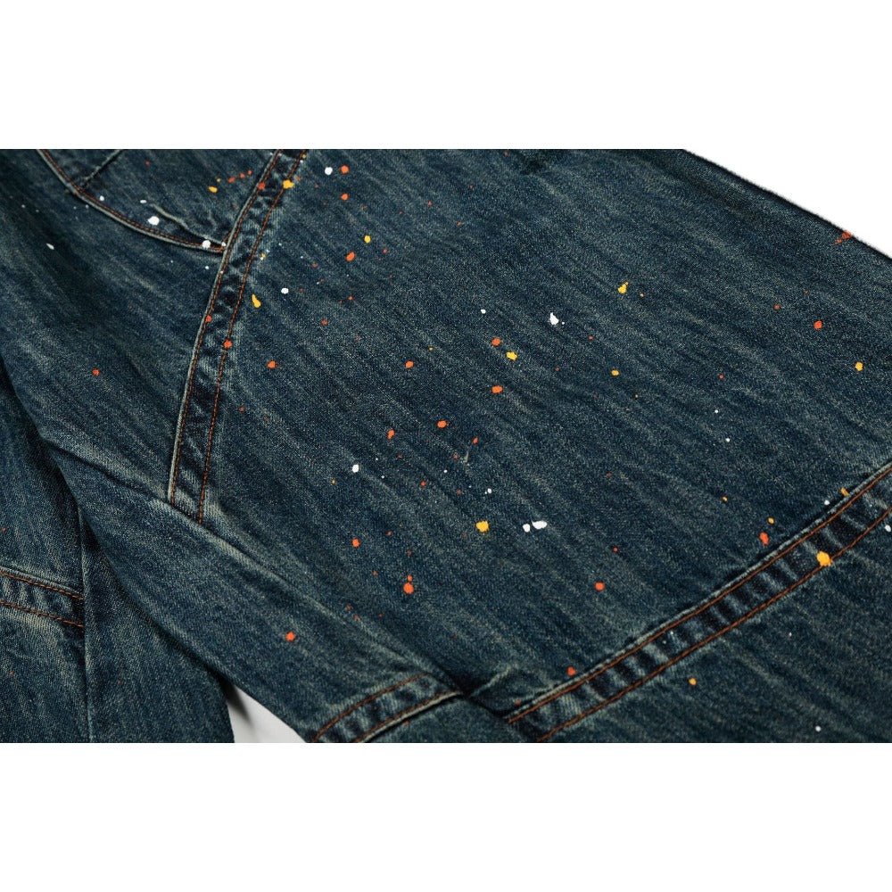 Splatter Art Baggy Jeans - Thrashink