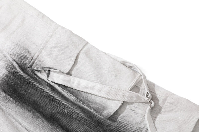 Spray Paint Wide - Leg Cargo Jeans - Thrashink