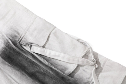 Spray Paint Wide - Leg Cargo Jeans - Thrashink