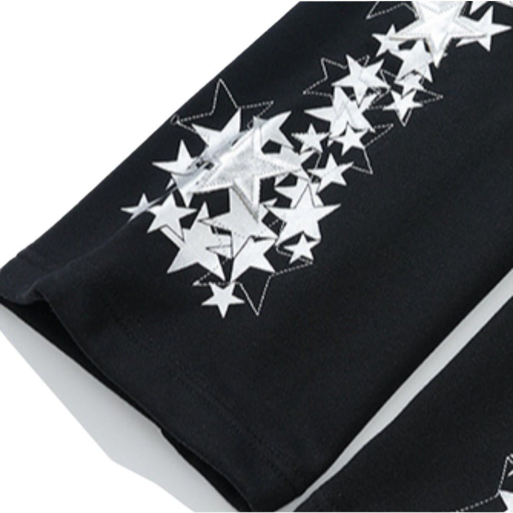 Star Cluster Drawstring Sweatpants - Thrashink
