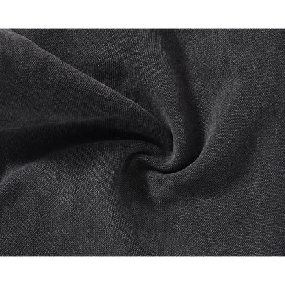 Star Embellished Denim Cargo Pants - Thrashink