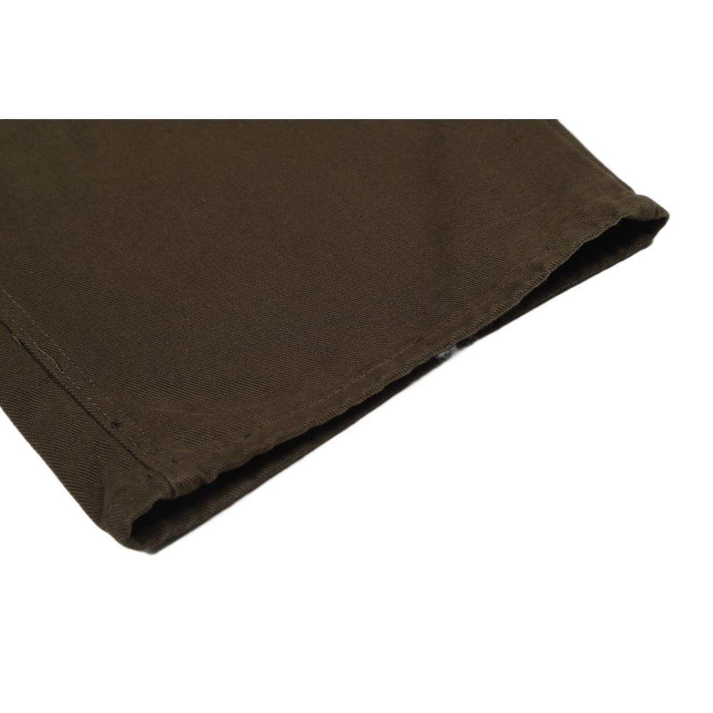 Star - studded Pocket Wide - leg Brown Jeans - Thrashink