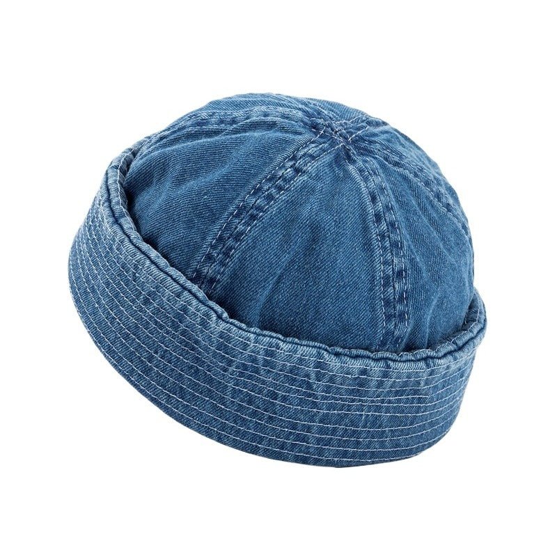 Street Hip - hop Denim Beanie Cap - Thrashink