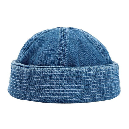 Street Hip - hop Denim Beanie Cap - Thrashink