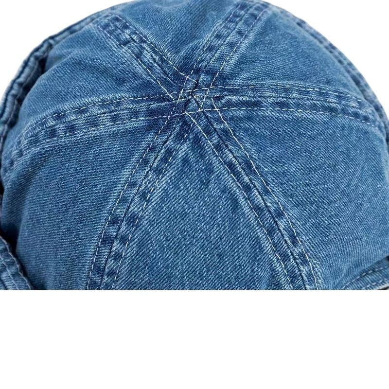 Street Hip - hop Denim Beanie Cap - Thrashink