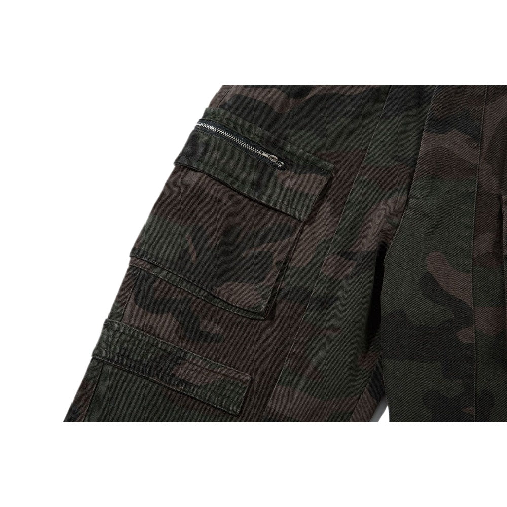 Street Multi - pocket Camouflage Cargo Pants - Thrashink
