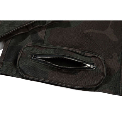 Street Multi - pocket Camouflage Cargo Pants - Thrashink