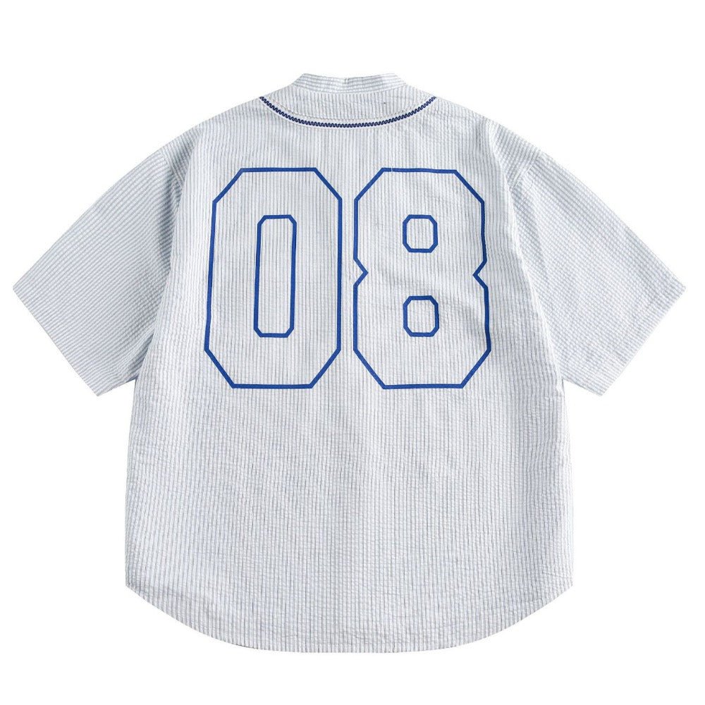 Striped Button Down Shirt - Thrashink