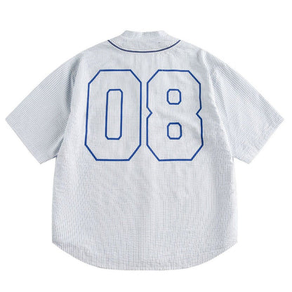 Striped Button Down Shirt - Thrashink