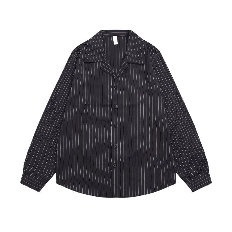 Striped Long Sleeve Shirt - Thrashink