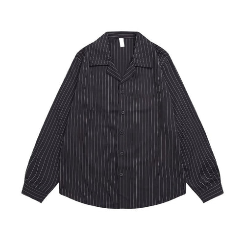 Striped Long Sleeve Shirt - Thrashink
