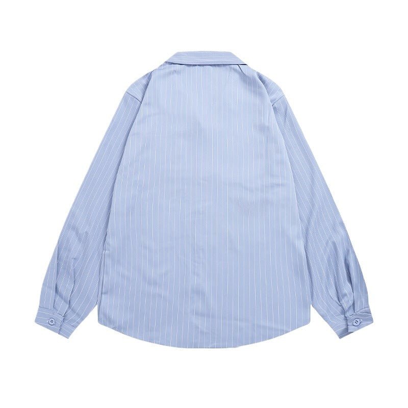 Striped Long Sleeve Shirt - Thrashink