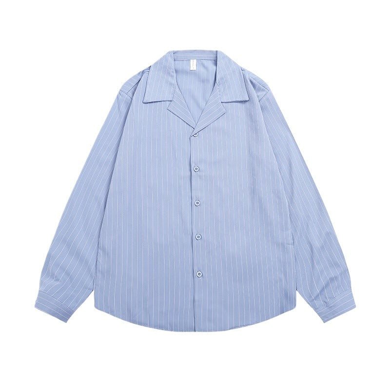 Striped Long Sleeve Shirt - Thrashink