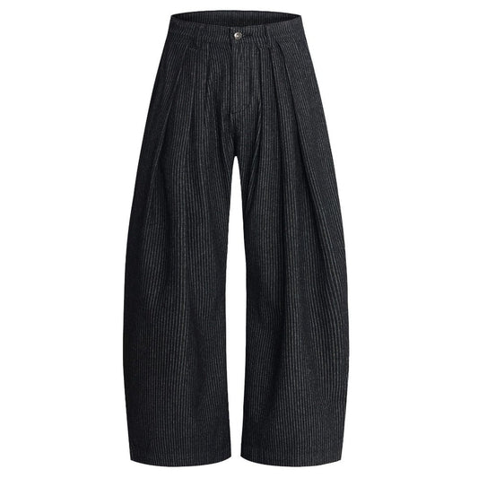 Striped Wide - leg Casual Jeans - Thrashink