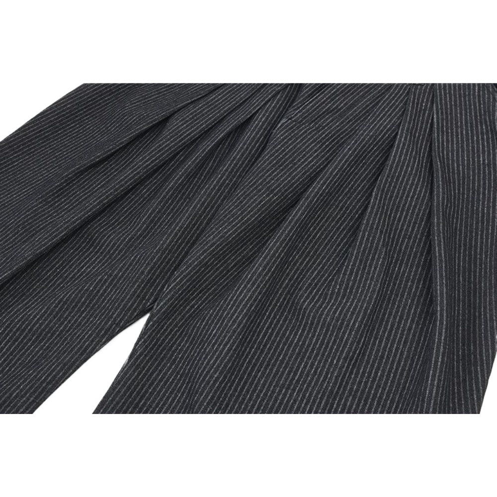 Striped Wide - leg Casual Jeans - Thrashink