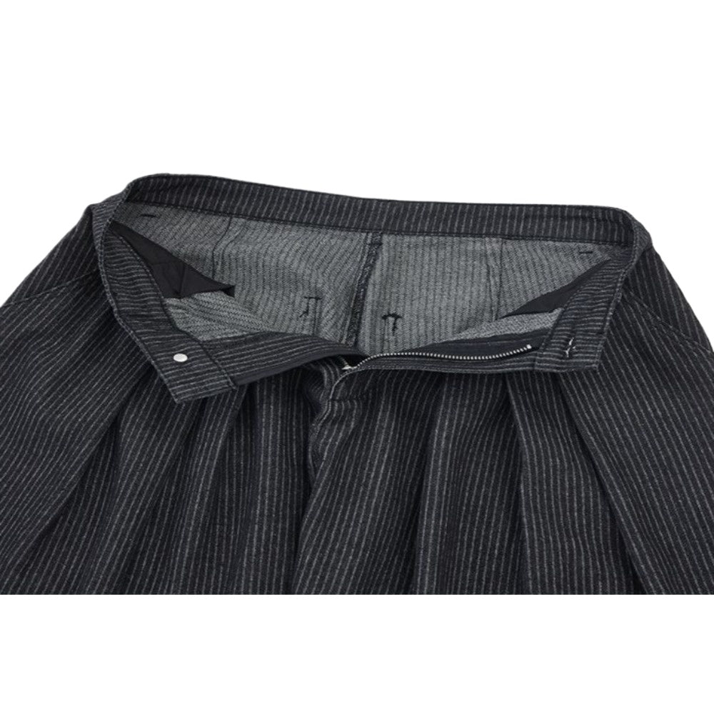 Striped Wide - leg Casual Jeans - Thrashink