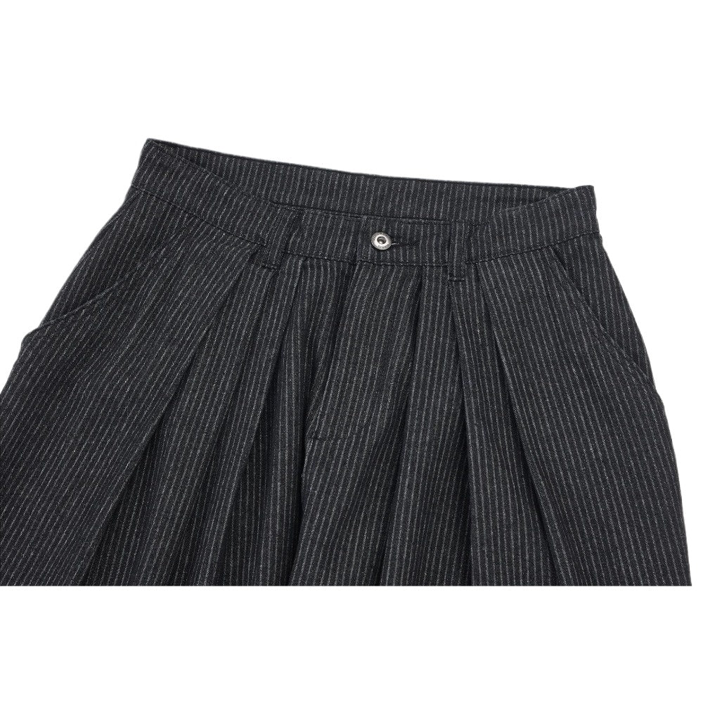 Striped Wide - leg Casual Jeans - Thrashink