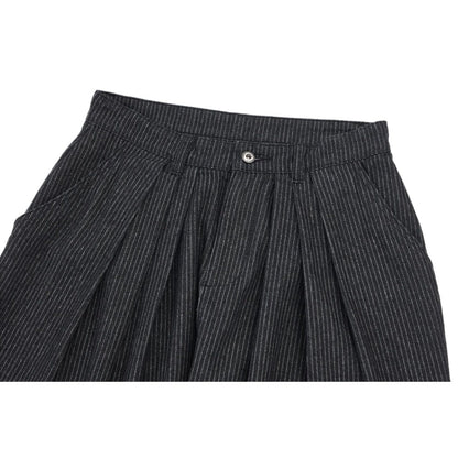 Striped Wide - leg Casual Jeans - Thrashink