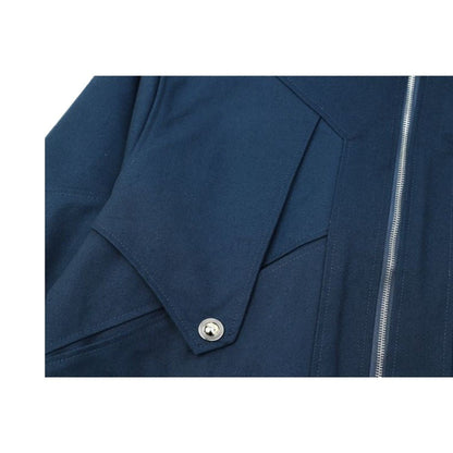 Structured Stand - up Collar Bomber Jacket - Thrashink