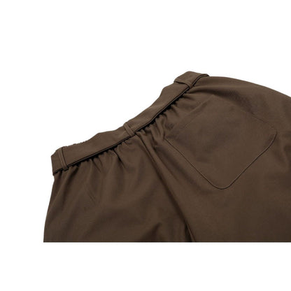 Stylish Belted Wide - Leg Pants - Thrashink