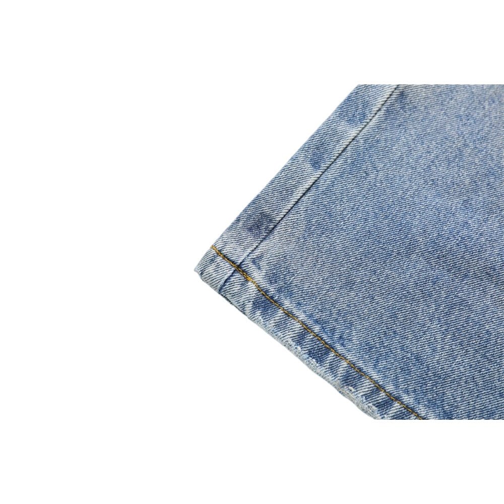 Tarnished Ripped Wide - Leg Jeans - Thrashink