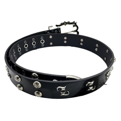 Thorns Goth Punk Rivet Belt - Thrashink
