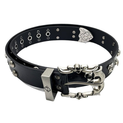 Thorns Goth Punk Rivet Belt - Thrashink