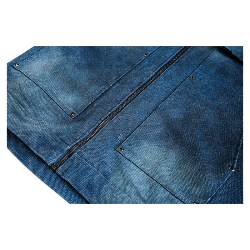 Tie - dyed Pocket Decoration Chore Jacket - Thrashink