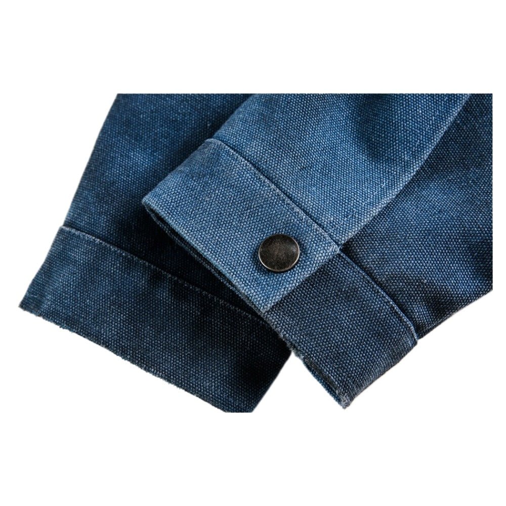 Tie - dyed Pocket Decoration Chore Jacket - Thrashink