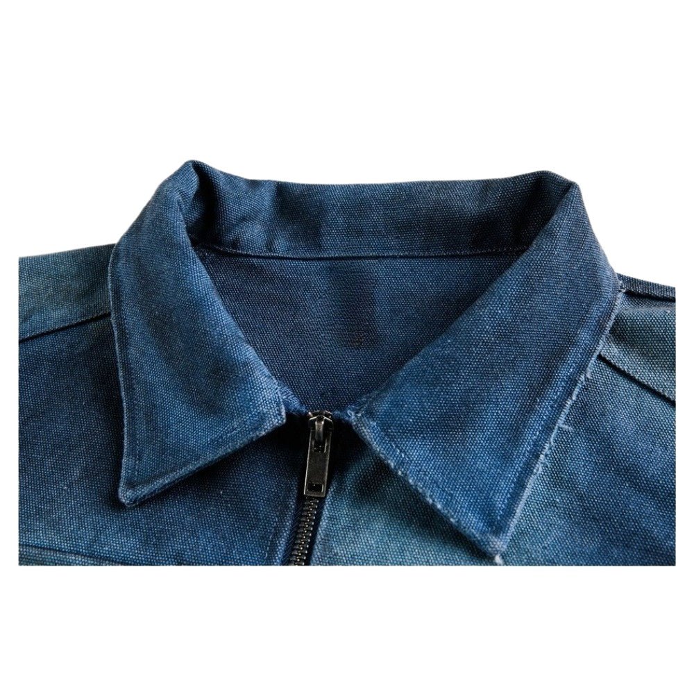 Tie - dyed Pocket Decoration Chore Jacket - Thrashink