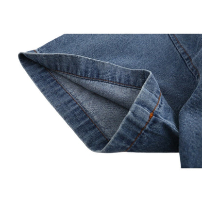 Tropical Embroidered Denim Shirt - Thrashink