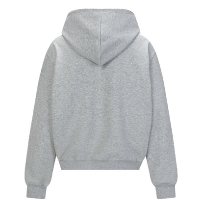 Turquoise Button Detail Hoodie - Thrashink