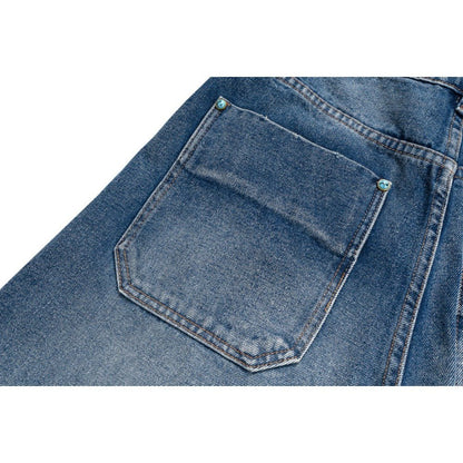 Turquoise Cargo Jeans - Thrashink