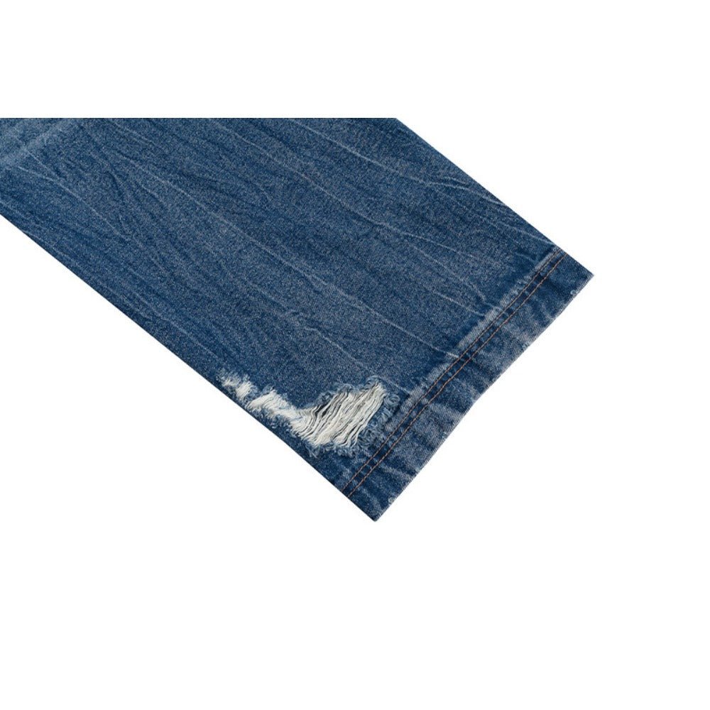 Turquoise Cargo Jeans - Thrashink