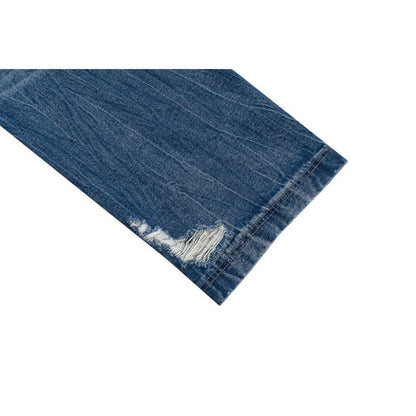 Turquoise Cargo Jeans - Thrashink