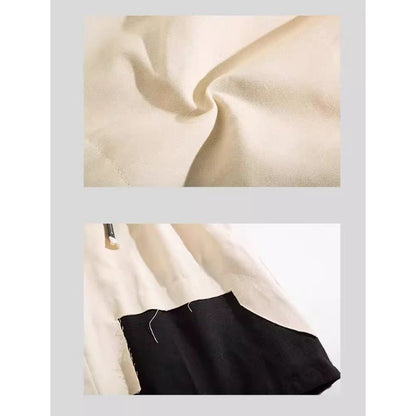 Two - color Patchwork Cargo Shorts - Thrashink