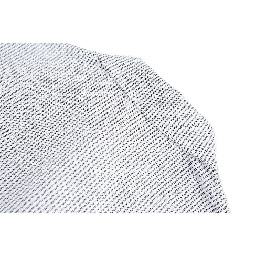 V - Neck Knit Vest Layered Striped Shirt - Thrashink